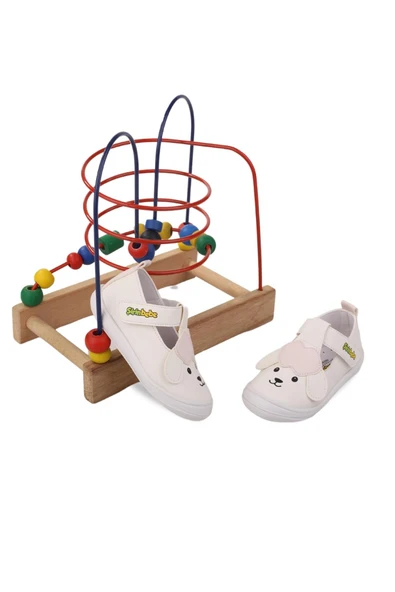Papuç Sepeti - Şrbb 4798 Kız Bebek Ortopedik İlk Adım Ayakkabısı - Resim 2