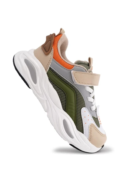 Papuç Sepeti Evo Filelli Hafif Rahat Unisex Çocuk Spor Ayakkabı - Resim 7