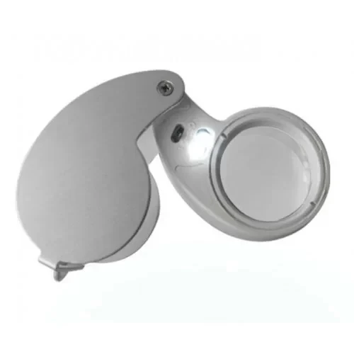 Mini 40x25mm Takı Büyüteç, Cep Büyüteç, Teftiş, Elmas Pullar, Madeni Kontrol Lup Mg21011 - Resim 4