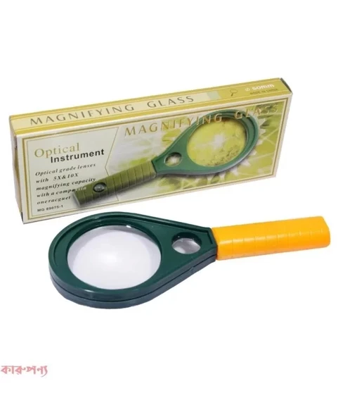 Optik Cam El Büyüteç 65mm 6x 4x Pusulalı Çocuklar Ve Yetişkinler Mg89075 - Resim 7