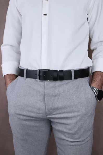 Papuç Sepeti 4402 Erkek Kot & Kumaş Kemeri - Resim 4