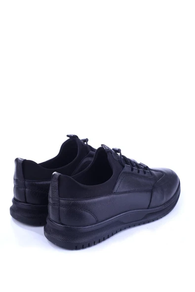 Papuç Sepeti 525 Hakiki Deri Streç Bağcıklı Günlük Erkek Ayakkabı - Resim 7