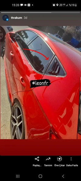 LEON FR KELEBEK CAM IZGARASI - Resim 2