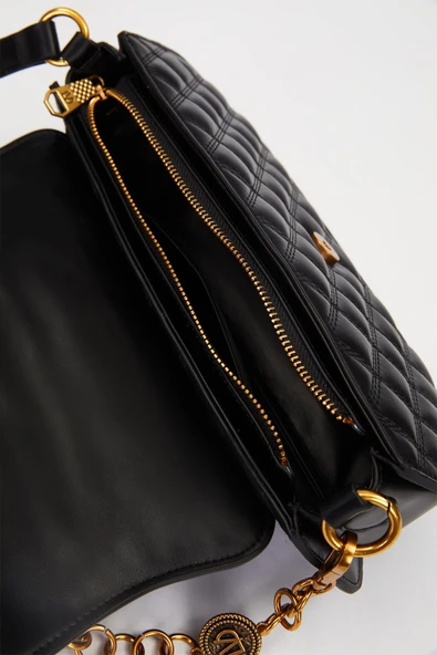 Levidor 930290 Kadın Yelpaze Kilit Detaylı El & Omuz Çantası - Resim 9