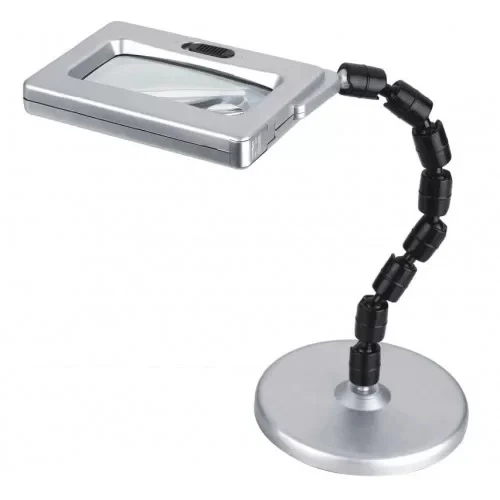 Masa Üstü Akrobat    2.5x100x50.80x20 Mercekli Işıklı Büyüteç ürün görseli 1