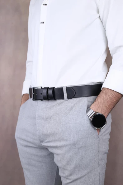 Papuç Sepeti 4402 Erkek Kot & Kumaş Kemeri - Resim 3