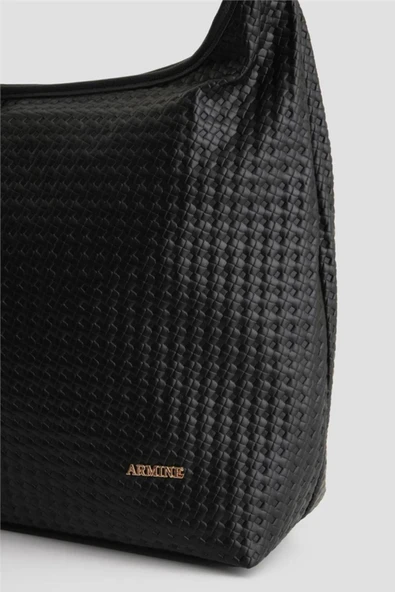 Armine 413 Kadın Örgü Desen Omuz Çantası - Resim 5