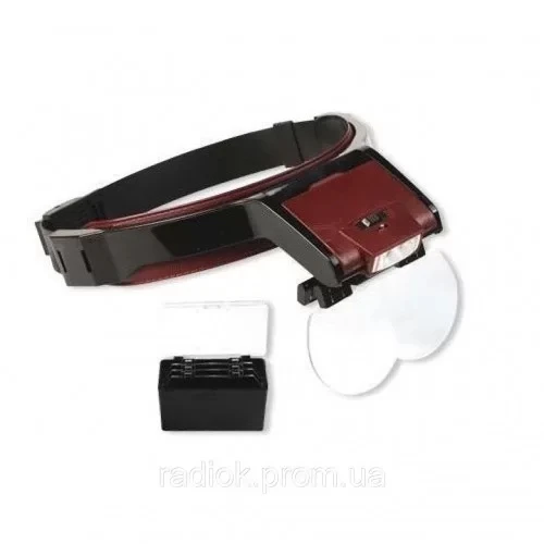 Lens Takmalı 4 Lens , Led Lambalı Şapka Tip Büyüteç - Resim 2