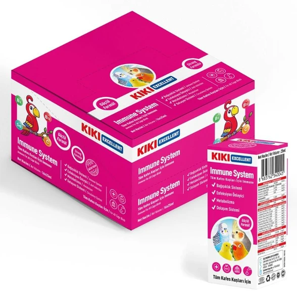 Kiki Excellent Kuş Immune System 25 ml ürün görseli 1
