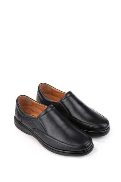 Papuç Sepeti 4562 Erkek  Hakiki Deri Ortopedik Comfort Ayakkabı - Resim 3