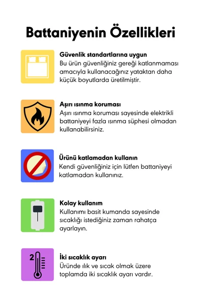 Rawels Pastel Pembe Çift Kişilik Elektrikli Battaniye - 3