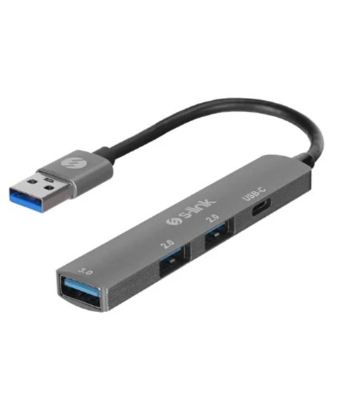 S-link SW-U333 3-USB 2.0, 1-USB 3.0 USB Metal USB Hub ürün görseli