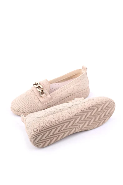 Papuç Sepeti 4757 Kadın Triko Örme Günlük Rahat Babet Ayakkabı - Resim 12