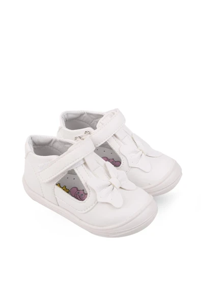 Papuç Sepeti - Şrbb 4796 Kız Bebek Ortopedik İlk Adım Ayakkabısı - Resim 4