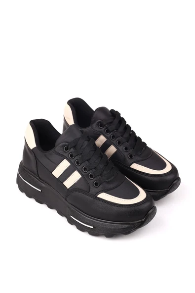 Papuç Sepeti 4730 Rahat Anatomik Yüksek Taban Kadın Spor Ayakkabı ürün görseli 1