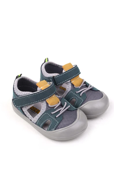 Papuç Sepeti - Arzn 4828 Erkek Bebek Ortopedik İlk Adım Ayakkabısı - Resim 4