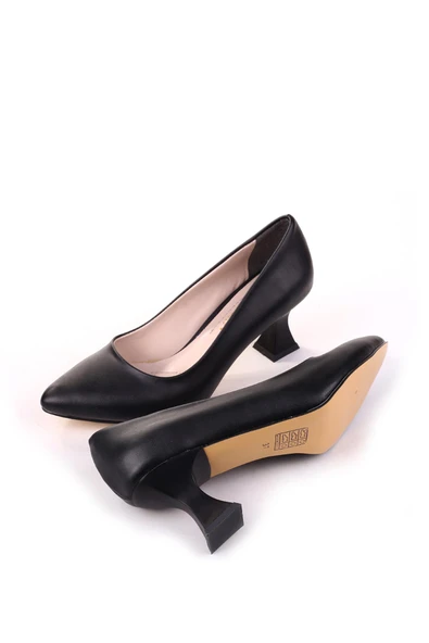 Papuç Sepeti 801 Kadın 6 cm Topuklu Klasik Ayakkabı - Resim 11