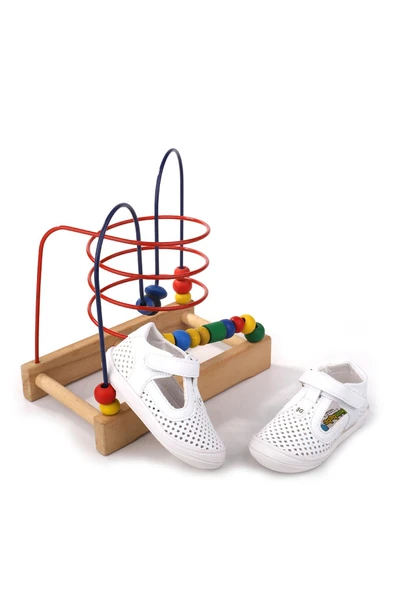 Papuç Sepeti - Şrbb 4794 Kız Bebek Ortopedik İlk Adım Ayakkabısı - Resim 2