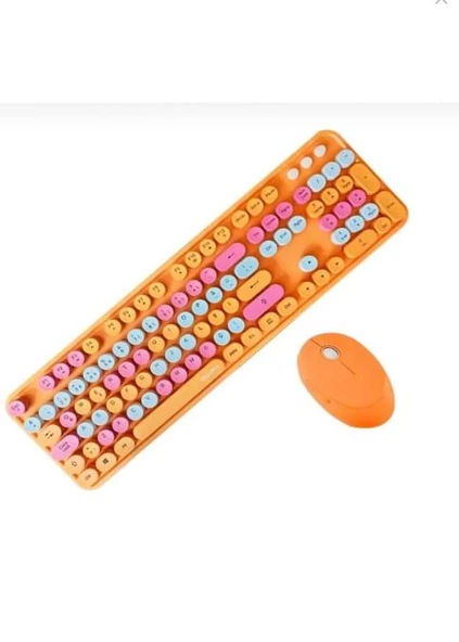 Kablosuz Klavye Ve Mouse Fare Set 104 Tuşlu Pc Notebook laptop Uyumlu ürün görseli