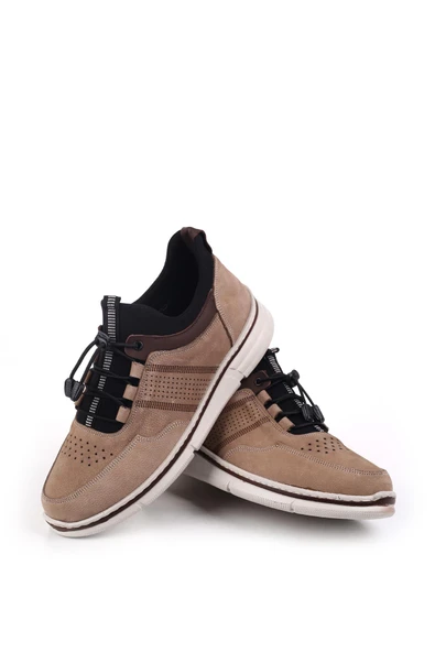 Papuç Sepeti 4705 Erkek Anatomik Taban Hakiki Deri Günlük Ayakkabı - Resim 6