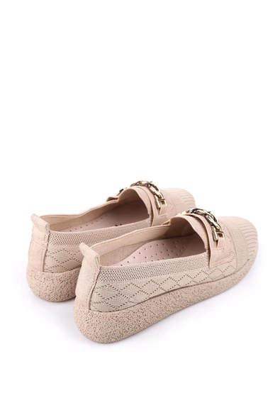 Papuç Sepeti 4757 Kadın Triko Örme Günlük Rahat Babet Ayakkabı - Resim 8