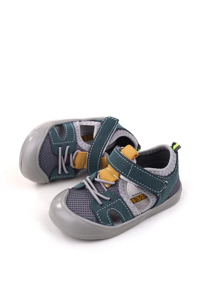 Papuç Sepeti - Arzn 4828 Erkek Bebek Ortopedik İlk Adım Ayakkabısı - Resim 8