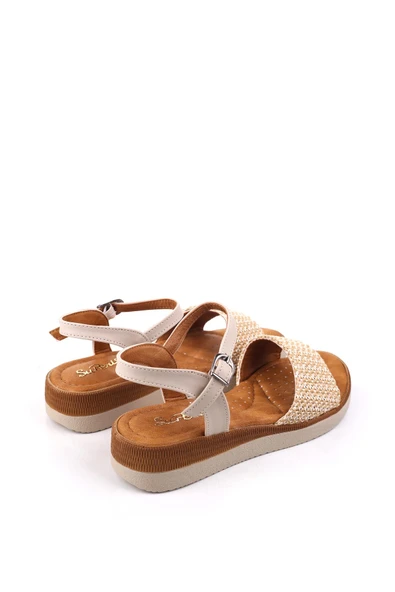 Papuç Sepeti 340 Kadın Günlük Anatomik Rahat Taban Sandalet - Resim 8