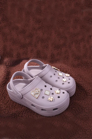 Papuç Sepeti Taşlı Kalın Taban Kadın Havuz/Plaj/Bahçe Terlik Sandalet ürün görseli 1