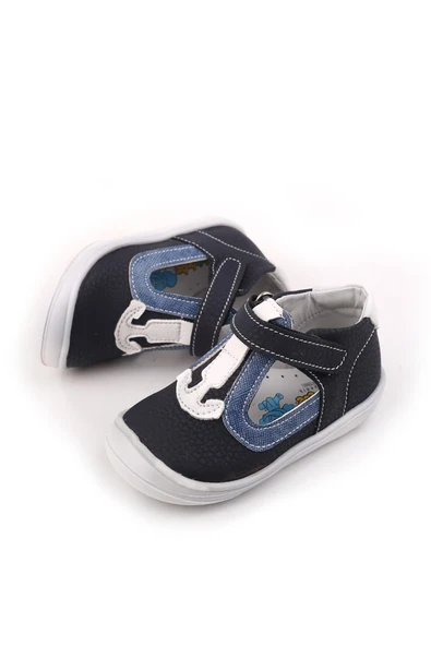 Papuç Sepeti - Şrbb 4804 Erkek Bebek Ortopedik İlk Adım Ayakkabısı - Resim 11