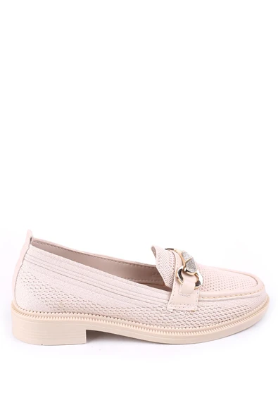 Papuç Sepeti HS807 Kadın Triko Taşlı Günlük Ayakkabı - Resim 4