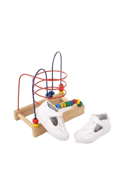 Papuç Sepeti - Şrbb 4796 Kız Bebek Ortopedik İlk Adım Ayakkabısı - Resim 2