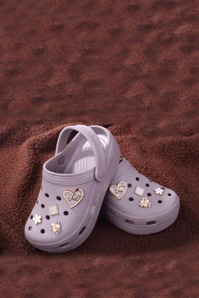 Papuç Sepeti Taşlı Kalın Taban Kadın Havuz/Plaj/Bahçe Terlik Sandalet - 5