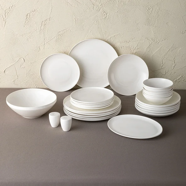 Emsan Alya Beyaz 53 Parça 12 Kişilik Yemek Takımı ürün görseli 1