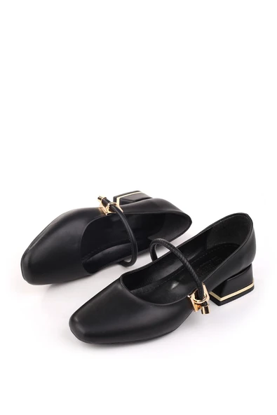 Papuç Sepeti 4772 Kadın 3,5 Cm Topuklu Günlük Rahat Ayakkabı - Resim 5