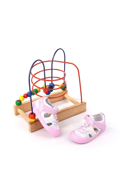 Papuç Sepeti - Arzn 4827 Kız Bebek Ortopedik İlk Adım Ayakkabısı - Resim 1