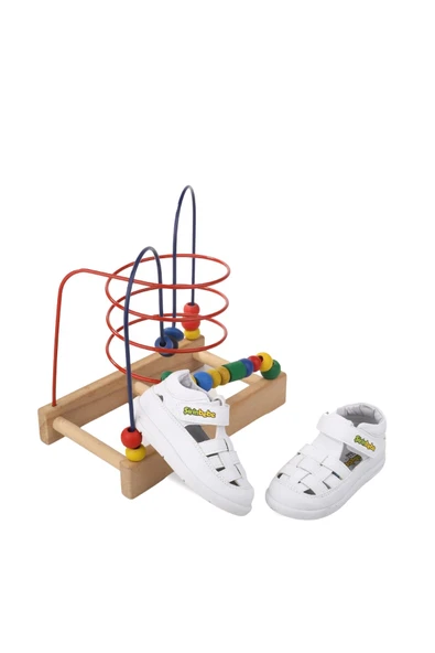 Papuç Sepeti - Şrbb 4807 Erkek Bebek Ortopedik İlk Adım Ayakkabısı - Resim 2