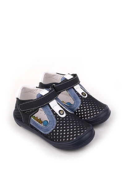 Papuç Sepeti - Şrbb 4809 Erkek Bebek Ortopedik İlk Adım Ayakkabısı - Resim 4
