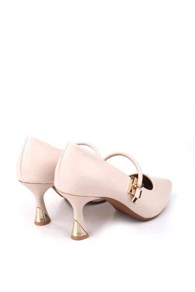 Papuç Sepeti 4771 Kadın 7,5 Cm Topuklu Rahat Ayakkabı - Resim 8