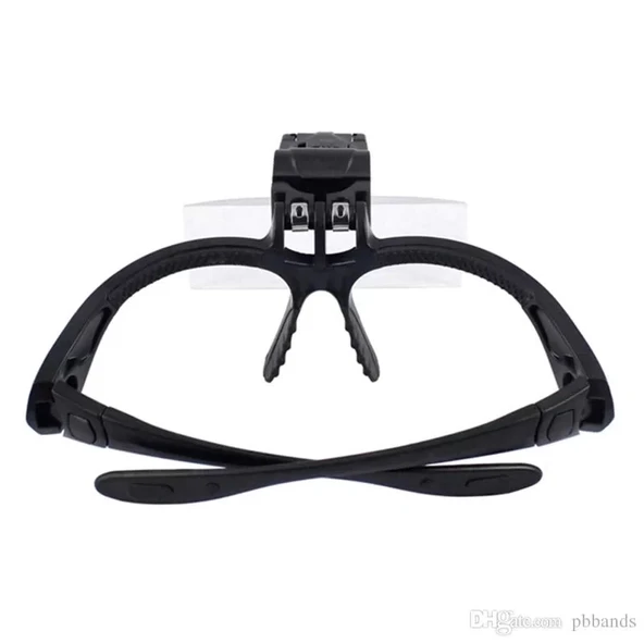 Işıklı Gözlük Büyüteç 5 Farklı Lens 9892b - 6