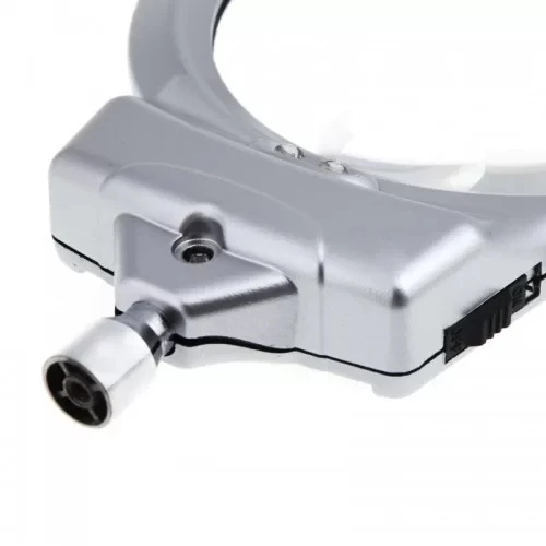 2.5x90 Mm 5x24 Mm Büyüteç, Mandallı Metal Hortumlu Masa Üstü Büyüteç - Resim 7