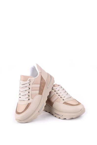 Papuç Sepeti 4730 Rahat Anatomik Yüksek Taban Kadın Spor Ayakkabı - Resim 6