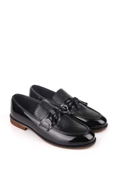 Papuç Sepeti 4704 Püsküllü Erkek Babet Ayakkabı ürün görseli 1