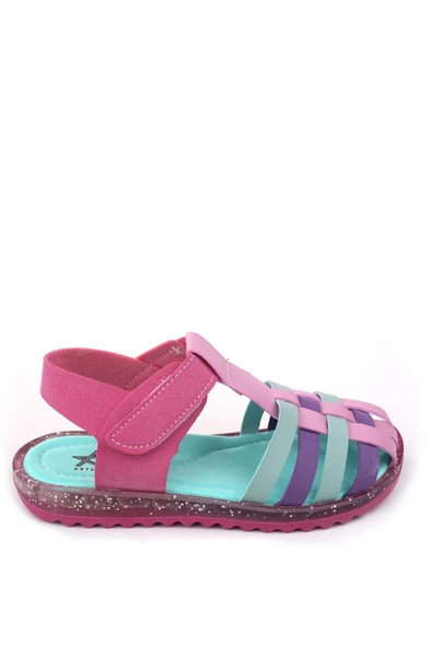 Papuç Sepeti Arzn 4833 Kız Çocuk Ortopedik Rahat Taban Sandalet - Resim 2