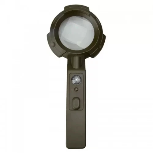 7 Led Aydınlatma,fener,pusula,4x Büyütme Okuma Büyüteç  Th600557 - Resim 3