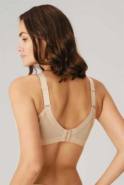 Amora Secret Balenli Desteksiz Dolgusuz Toparlayıcı Dantelli Küçültücü Sütyen - Resim 2