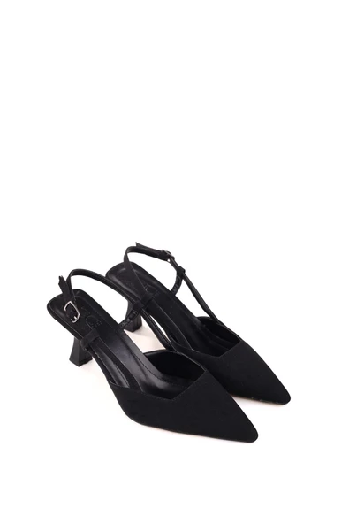 Papuç Sepeti NB-100 Kadın 7 Cm Topuklu Ayakkabı ürün görseli 1