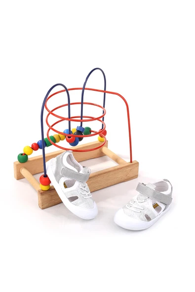 Papuç Sepeti - Arzn 4827 Kız Bebek Ortopedik İlk Adım Ayakkabısı - Resim 2