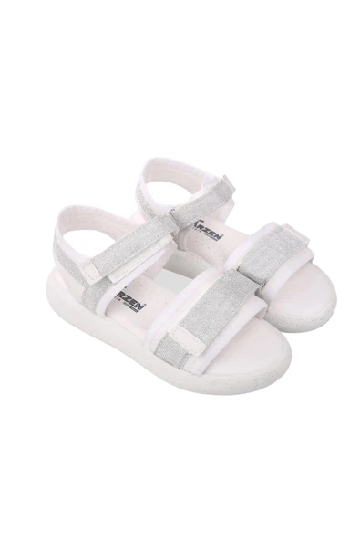 Papuç Sepeti Arzn 4830 Kız Çocuk Ortopedik Rahat Taban Sandalet - Resim 2