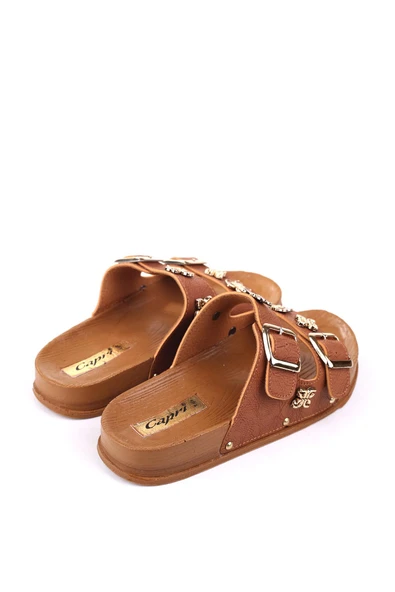 Papuç Sepeti 4744 Kadın Rahat Taban Ortopedik Günlük Tokalı Terlik - Resim 11