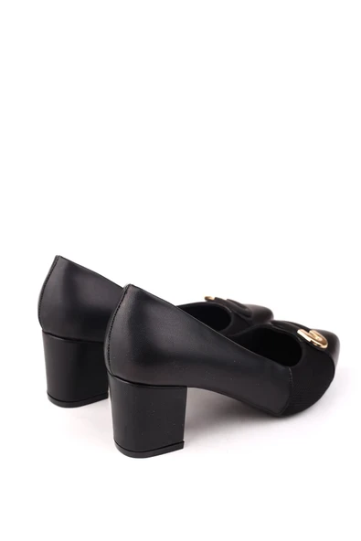 Papuç Sepeti 943-2 Kadın 6 Cm Kare Topuklu Rahat Ayakkabı - Resim 7